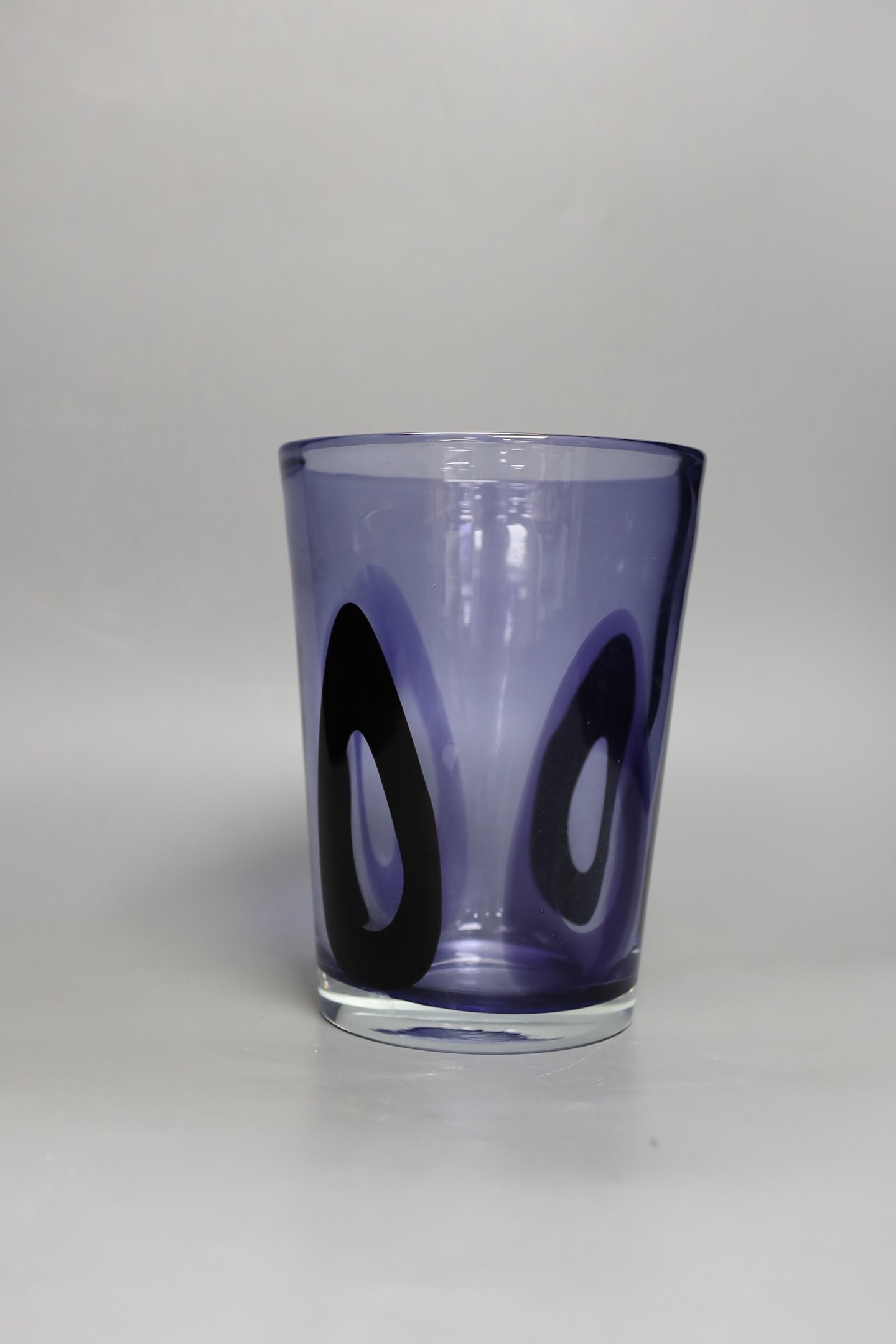 A Scandinavian Art glass vase, 21cm